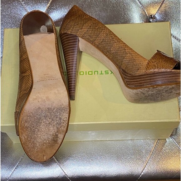 max studio stiletto heel shoes sz 10 - Picture 4 of 5